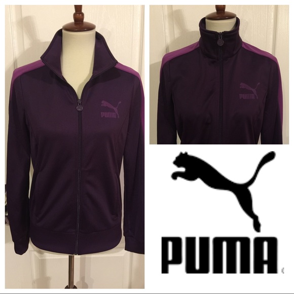 Jackets & Blazers - NWOT Purple Puma Track Jacket and AR Cardigan
